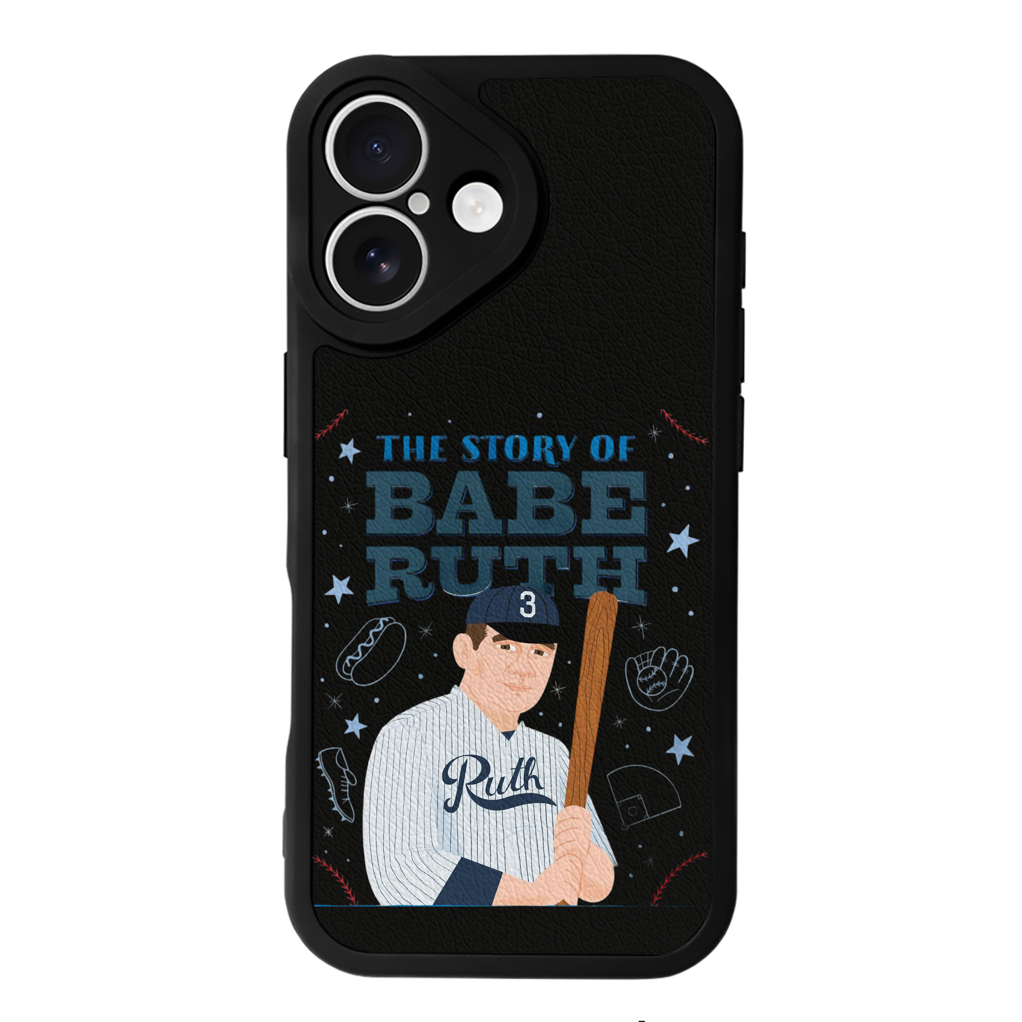  IPhone 16 Silicone Leather Case – UV Print, Lambskin Texture – Perfect Fit, Wireless Charging Compatible, Scratch Resistant, Precise Cutouts – Stylish Protection For IPhone 16